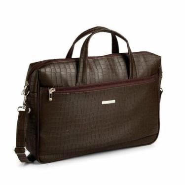 Imagem de Pasta / Bolsa Executiva Para Notebook 17' Feminina Em Croco Sarah - Vi