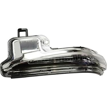 Imagem de KACEPAR Luzes de seta para retrovisores retrovisores, luz de seta para retrovisores de LED, lente transparente, âmbar, espelho retrovisor, luz marcadora lateral, compatível com Toyota Tacoma,