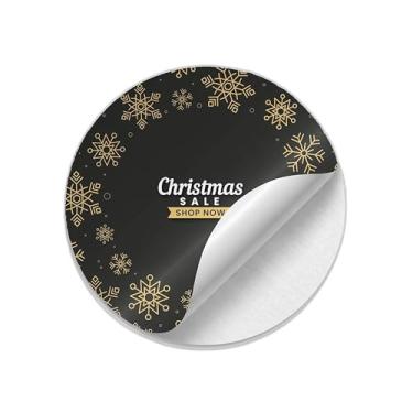 Imagem de Ladrilho Decorativo de Cerâmica Estampa Dourada Natal 30x30cm