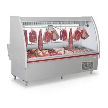 Imagem de Balcão Frigorífico com Depósito POP GAPS-210D Cinza Gelopar 2.10m Iluminação em LED