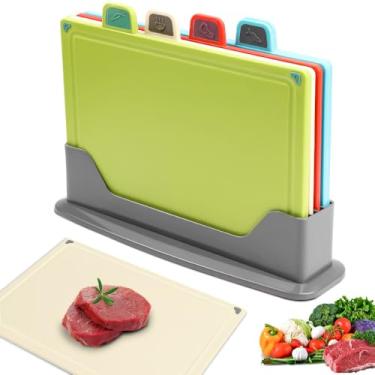 Imagem de 4 Peças Tabua de Corte, Tábua de Corte, Tábuas de Cortar, Tábua, Conjunto de Quatro, Tábua de Carne, Tabua de Cozinha, Tabua, Tabua de Carne, Tabua Corte, Tabua de Corte Polietileno