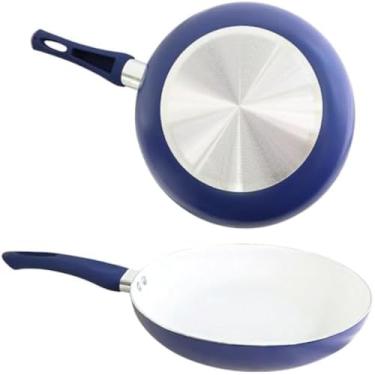 Imagem de Frigideira, revestimento ceramico antiaderente, facil limpeza, 26cm, azul, culinaria, cozinha, pratico,funcional