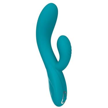 Imagem de VIBRADOR PONTO G COM ESTIMULADOR 10 VIBRAÇÕES FLUTTER - LOVETOYS