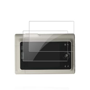 Imagem de Oshmirian Protetor de tela para INSTAX Mini Liplay+ – Pacote com 2 películas de vidro temperado para exibição, dureza 9H, antiarranhões, clareza HD, sem bolhas, resistente a impressões digitais