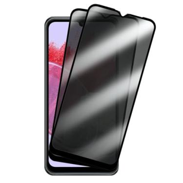Imagem de Kit 2 Películas de Vidro 3D Privacidade Anti-Spy para Samsung Galaxy M34, Proteção Total da Tela, Anti Impacto