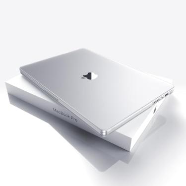 Imagem de Soonjet Capa rígida fosca transparente para MacBook Pro 14 polegadas 2025 2024-2021 M4 M3 M2 M1 Pro/Max [mantém a cor oficial] [ajuste perfeito] A3401 A3112 A2992 A2918 A2779 A2442