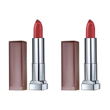 Imagem de Maybelline Batom New York Color Sensational Cremoso Fosco, Touch of Spice, 4,3 g (pacote com 2)