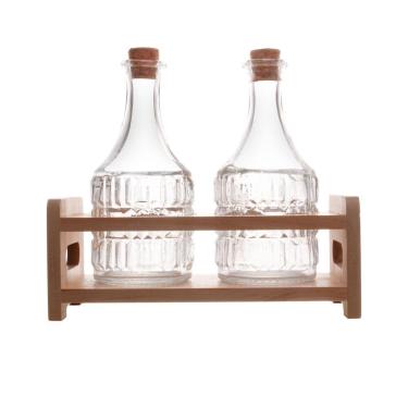 Imagem de Conjunto 2 Garrafas para Azeite com Tampa de Cortiça e Supor