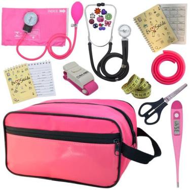 Imagem de Kit Enfermagem Profissional Glicose Estagio Saude Completo - PREMIUM, 