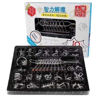 Imagem de Quebra Cabeça De Metal Enigma 25 Modelos Puzzle and Perplex - MSB PRES