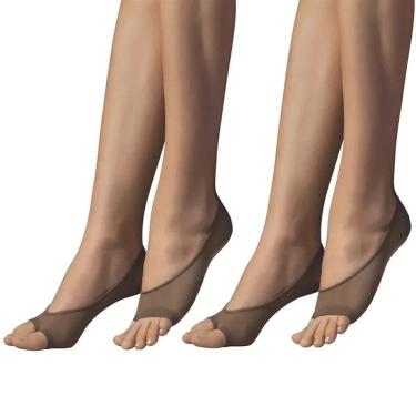 Imagem de Kit Sandália Rasteira Usaflex Couro Feminina + 2 Pares de Meias