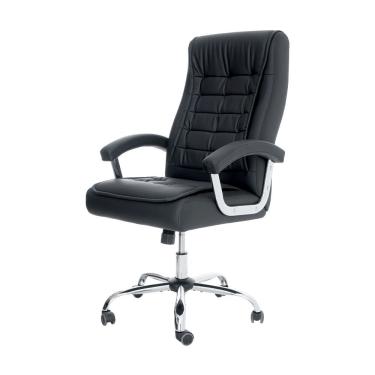 Imagem de Cadeira Escritório Big Eco Bi Partida Presidente Preta Molas Ensacadas Preto