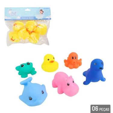 Imagem de Bichinho de Vinil 6 Peças Para Banho FUN - Tudo em Caixa - ARK BRASIL