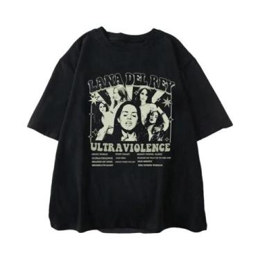 Imagem de Camiseta Vintage De Lana Del Rey Ultraviolence Para Mulheres, Estilo H