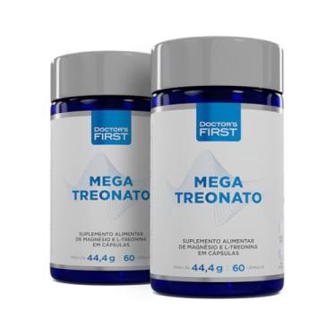 Imagem de Mega Treonato, Suplemento de Magnésio e L-Treonina, 60 Cápsulas, Kit 2 Unidades- Doctors First