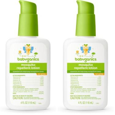 Imagem de Loción Repelente de Mosquitos Babyganics, No Grasa, 120 mL (Paquete de