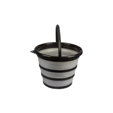 Imagem de Balde Retratil Compacto silicone com Alça para Limpeza Geral pisos revstimentos laminados baldes para limpeza(10 Litros)