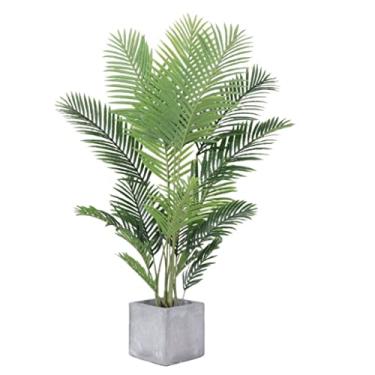 Imagem de SLGGPJBU Plantas falsas simulação de plantas artificiais planta verde planta falsa sala de estar ornamento em vaso árvore artificial para decoração de interiores plantas artificiais plantas