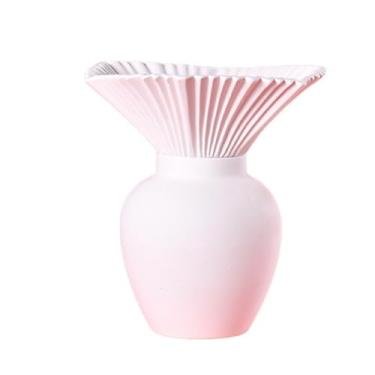 Imagem de Vaso de decoração de estilo nórdico, vasos de cerâmica criativos para casa, arranjos de flores para varanda, vasos de flores