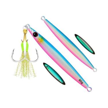 Imagem de Isca Luminosa De Afundamento Rápido 40g 60g 80g Com Revestimento De Pa