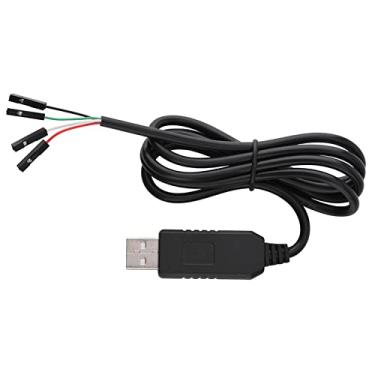 Imagem de AMONIDA Cabo Adaptador USB para TTL de para Download STC, 95 Cm de Comprimento, Leve para Fácil Transporte, Adequado para Entusiastas de Eletrônicos/verde e Preto/1