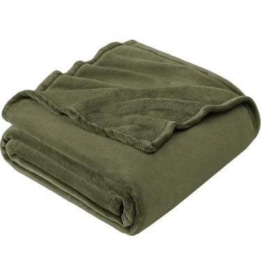Imagem de Cobertor Hansleep Fleece Moss Green Twin 150x200cm