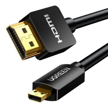 Imagem de Cabo Vídeo Ugreen Micro HDMI P/hdmi 4k/60hz Macho 3m Preto.