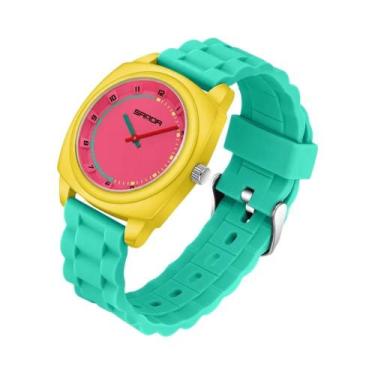 Imagem de Relógio Esportivo Digital De Quartzo Unissex Em Silicone Multicolorido
