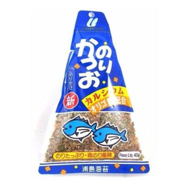 Imagem de Furikake Triangulo Alga e Peixe Bonito Nori Katsuo 40g - URASHIMA