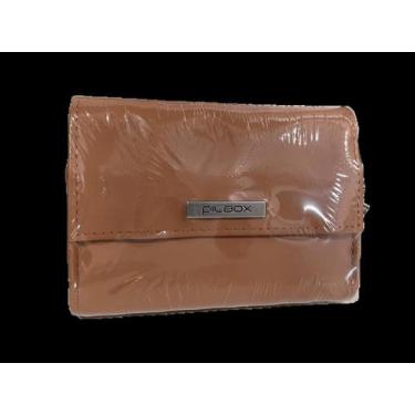 Imagem de Porta Comprimidos Pilbox Liberty V3 V4, CREME(CASTANHO)