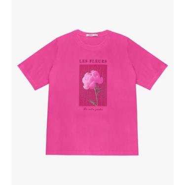 Imagem de Blusa Manga Curta Feminina Plus Size Secret Glam Rosa, Plus G4, Rosa