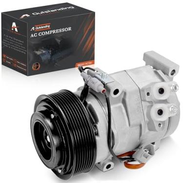 Imagem de Compressor A/C universal compatível com Toyota Tundra 4.6L, 5.7L 2007-2021 Substituição do compressor de ar condicionado # 88320-0C130