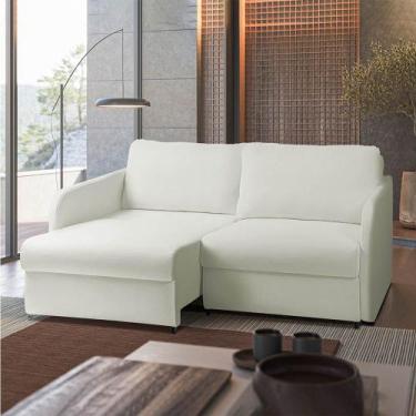 Imagem de Sofá Retrátil Reclinável 3 Lugares 196cm Amsterdã Suede K01 - D'Rossi 