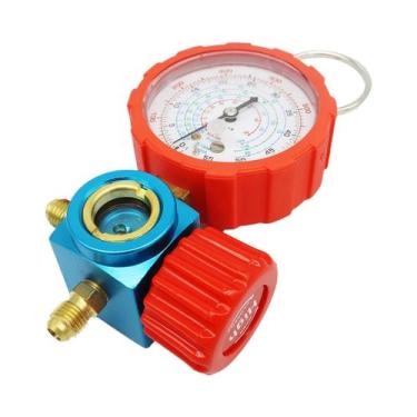 Imagem de Manômetro De Refrigerante 800PSI 500PSI, Medidor De Pressão De Ar Cond