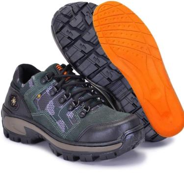 Imagem de Coturno Masculino Cano Baixo Tratorado de Couro Máximo Conforto Imperdível-Masculino