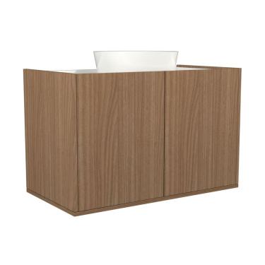 Imagem de Gabinete Suspenso Para Banheiro Davi 80cm Jequitibá