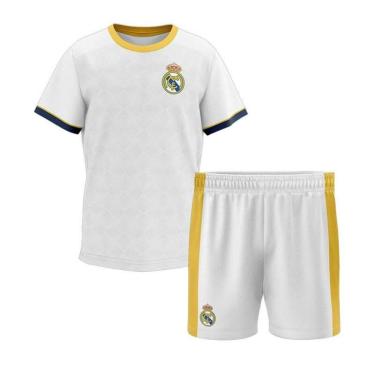 Imagem de Kit Braziline Mini Craque Real Madrid - Infantil - Branco-Masculino