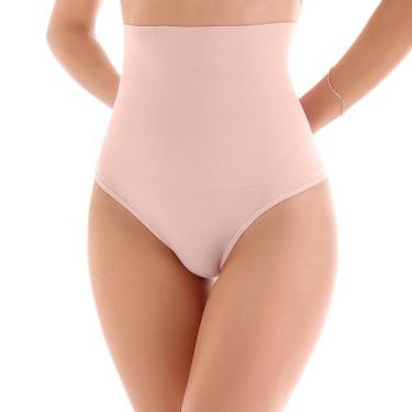 Imagem de Calcinha Tanga Modeladora Alta sem Costura Blush Zee Rucci, P
