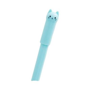 Imagem de 6 peças de papelaria de caneta de gel de gato preto criativo fofo - NO