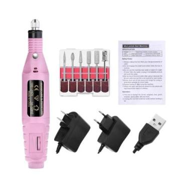 Imagem de Máquina De Furar Unhas Elétrica Portátil LULAA, Conjunto De Ferramenta