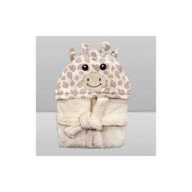 Imagem de Roupão Infantil Laço Bebê Power Sec Animada, 5-6, Girafa