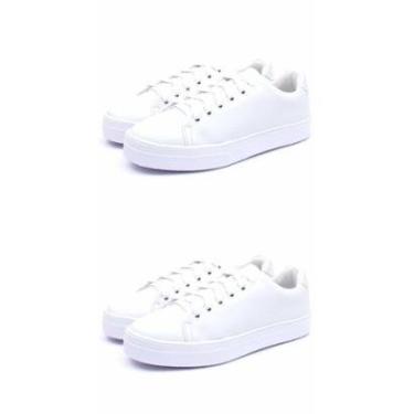 Imagem de Kit 02 Tênis Feminino Casual Clube do Sapato de Franca Peccato NS KIT Saara Smart-Feminino