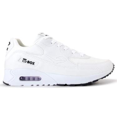 Imagem de Tênis Masculino Branco Casual Esportivo 90 Premium Streetwear Confortá