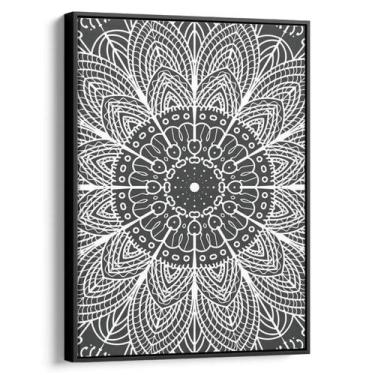 Imagem de Quadro Mandala de Energias e Simetrias Eternas - Mioquadros, 120x80 cm