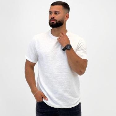 Imagem de Camiseta Hering Canelada Manga Curta Masculina-Masculino