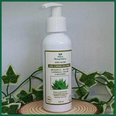 Imagem de Gel Creme Facial Oil Free Melaleuca e Calêndula 120 ml  Hidratante par