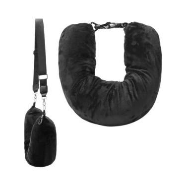 Imagem de Almofada De Viagem Em Forma De U, Recheada Com Roupas, Necessidades Di