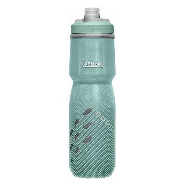 Imagem de Camelbak, Squeeze, Garrafa, Caramanhola, Podium Chill, 710mL, Válvula Jet Valve, Isolamento Térmico, Para Ciclismo e Corrida, Material Resistente, Verde