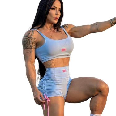 Imagem de Conjunto Boot Training Brasil Top + Short New Dress Kit 2pç Feminino-Feminino
