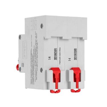 Imagem de Disjuntor steck din 2p 100a curva c 10ka sdd2c100 branco